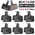 BUCKLOS Semi-Metal Mountain Bike Disc Brake Pads Semimetalli