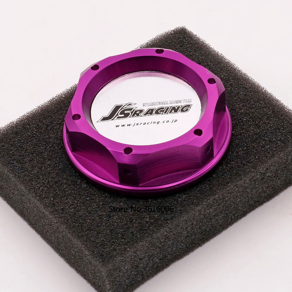 JS Racing CNC Aluminum Engine Oil Cap Tank Cover for Honda Acura Thread 32mm