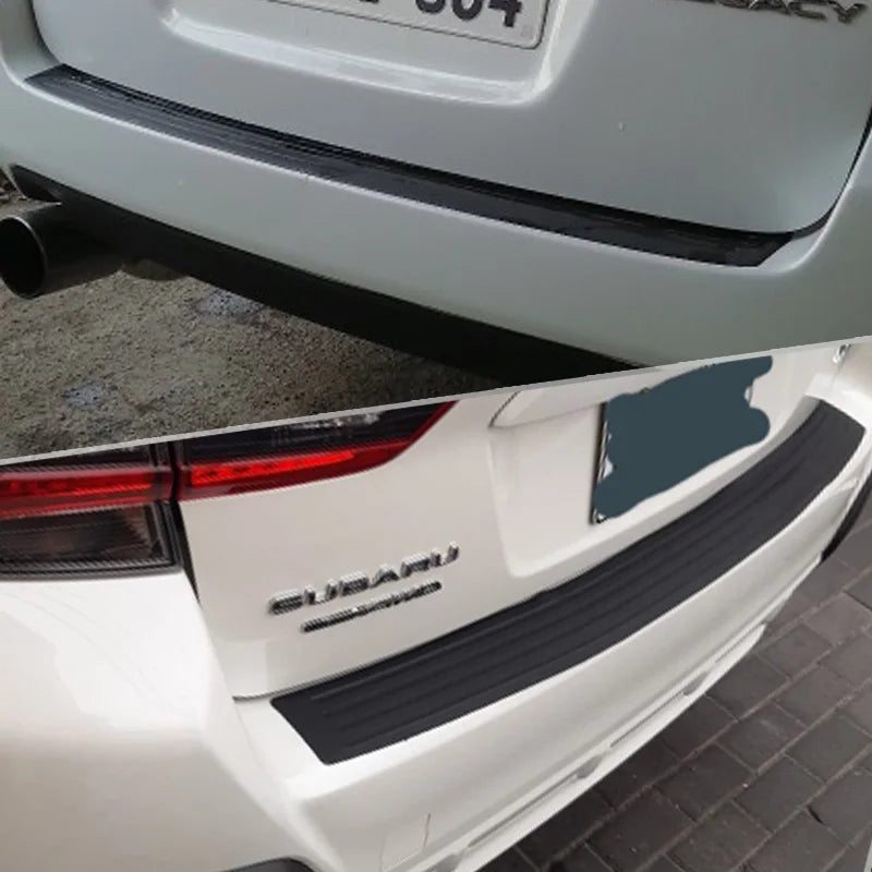 Carbon Fiber Universal Car Trunk Door Guard Strips Sill Plat
