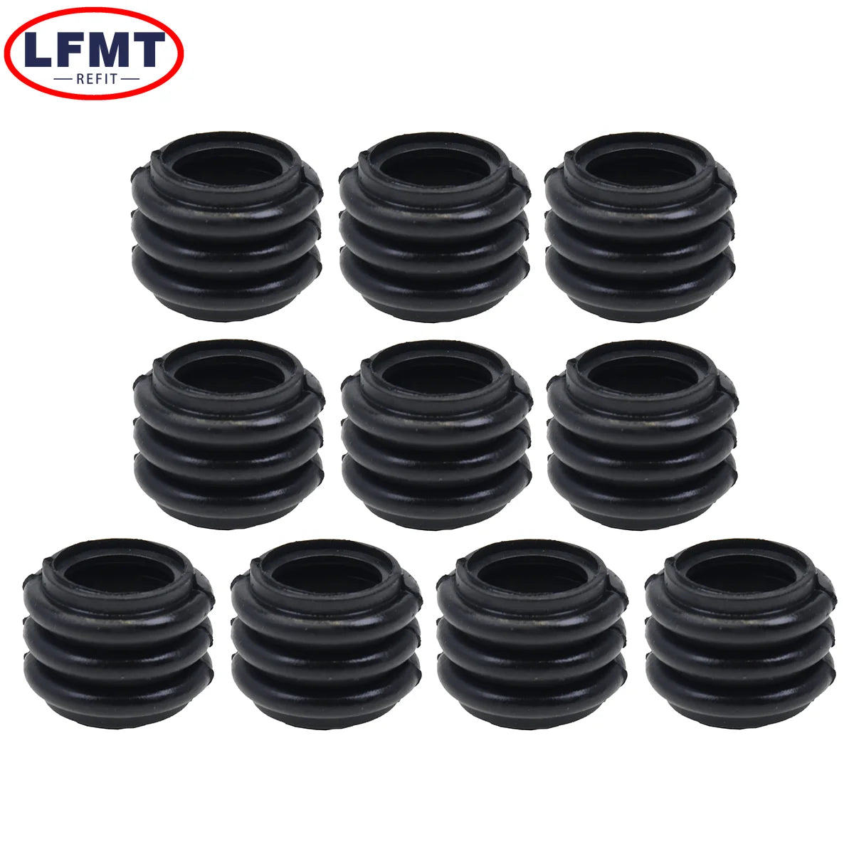 10/5 sets Brake Upper Lower Pump Caliper Shock Absorber Sleeve Dust Cover Rubber Disc Waterproof Cap for Motorcycle Scooter Bike