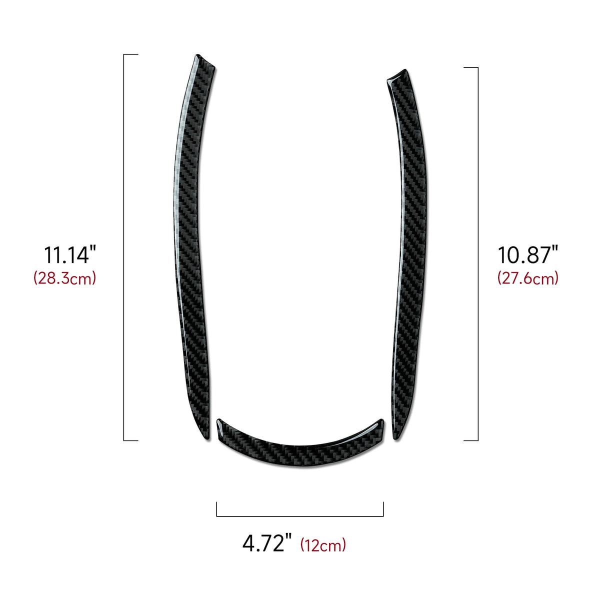 For SEAT Cordoba Ibiza 6L (2002-2009) Accessories. Carbon Fi
