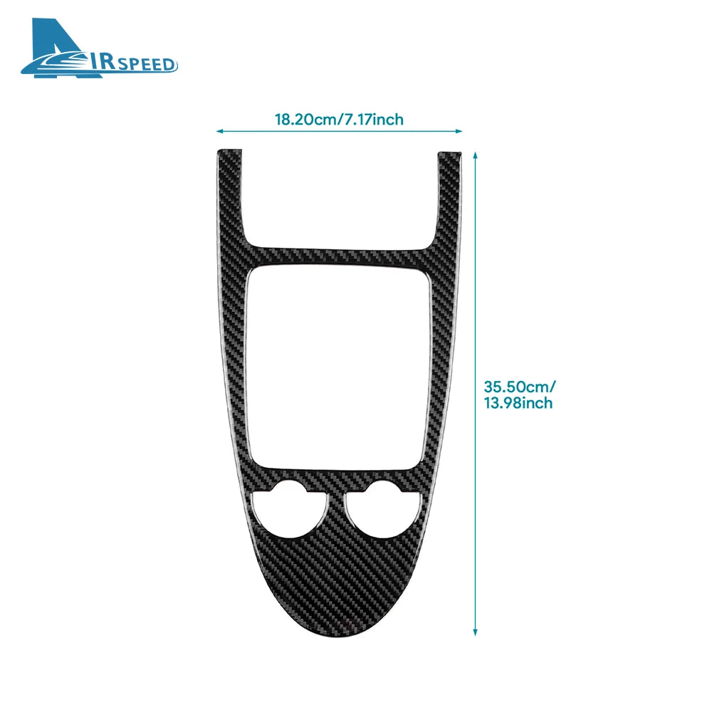Real Soft Carbon Fiber Trim Sticker For Mercedes Benz SLK R1