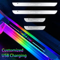 Customized Magnetic Car Door Sill Pedal Illuminated Lights L
