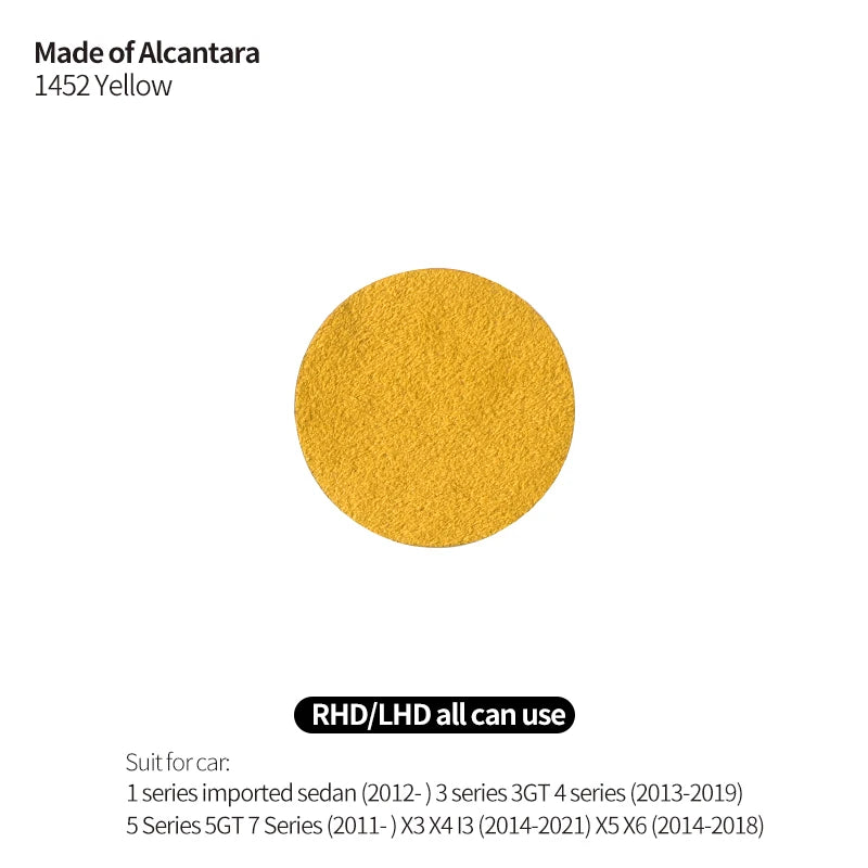 Top Suede For BMW 1er F20 F21 F40 3er F30 F31 F35 3GT Car Multimedia Button Trim Sticker Anti Scratch Auto Interior Accessories