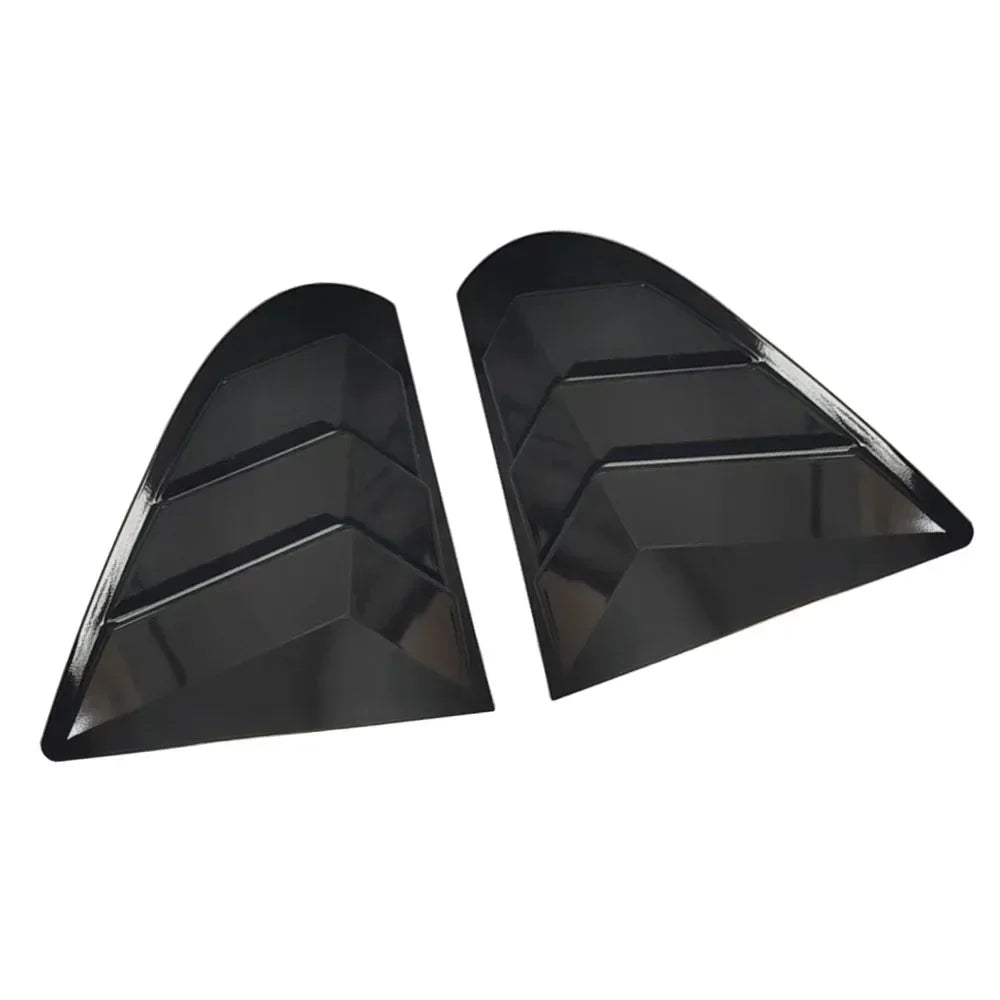 For Mitsubishi Lancer EX X EVO 2008-2018 Rear Window Side Vent Shutter Louver Cover Trim Car Accessories Auto Parts Carbon Fiber