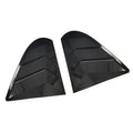 For Mitsubishi Lancer EX X EVO 2008-2018 Rear Window Side Vent Shutter Louver Cover Trim Car Accessories Auto Parts Carbon Fiber