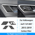 For Volkswagen Golf 7 GTI MK7 2013-2019 Carbon Fiber Gear Shift Air Outlet Window Lift Dashboard Suit Trim Car Interior Sticker