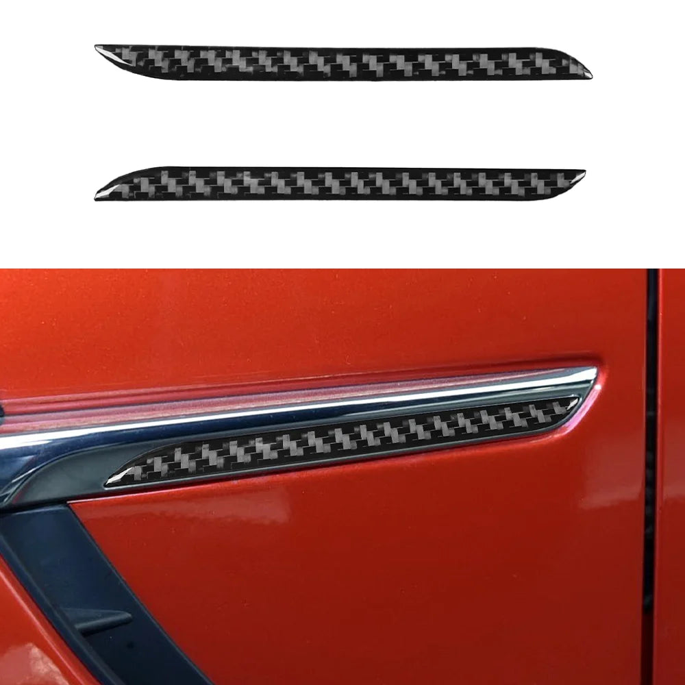 For BMW M3 F80 13-19 M4 F82 F83 Car Accessories Dry Carbon Fiber Fender Air Vent Flow Trim Replacement Tuning Retrofitting Part