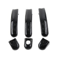 New Outside Exterior Door Handle Carbon Fiber/Gloss Black 1 Set for VW Transporter T5 T6 Caravelle Caddy Van Car Accessories