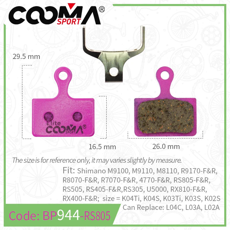 Ceramic Bicycle Brake Pads for SRAM Avid Shimano Magura Haye