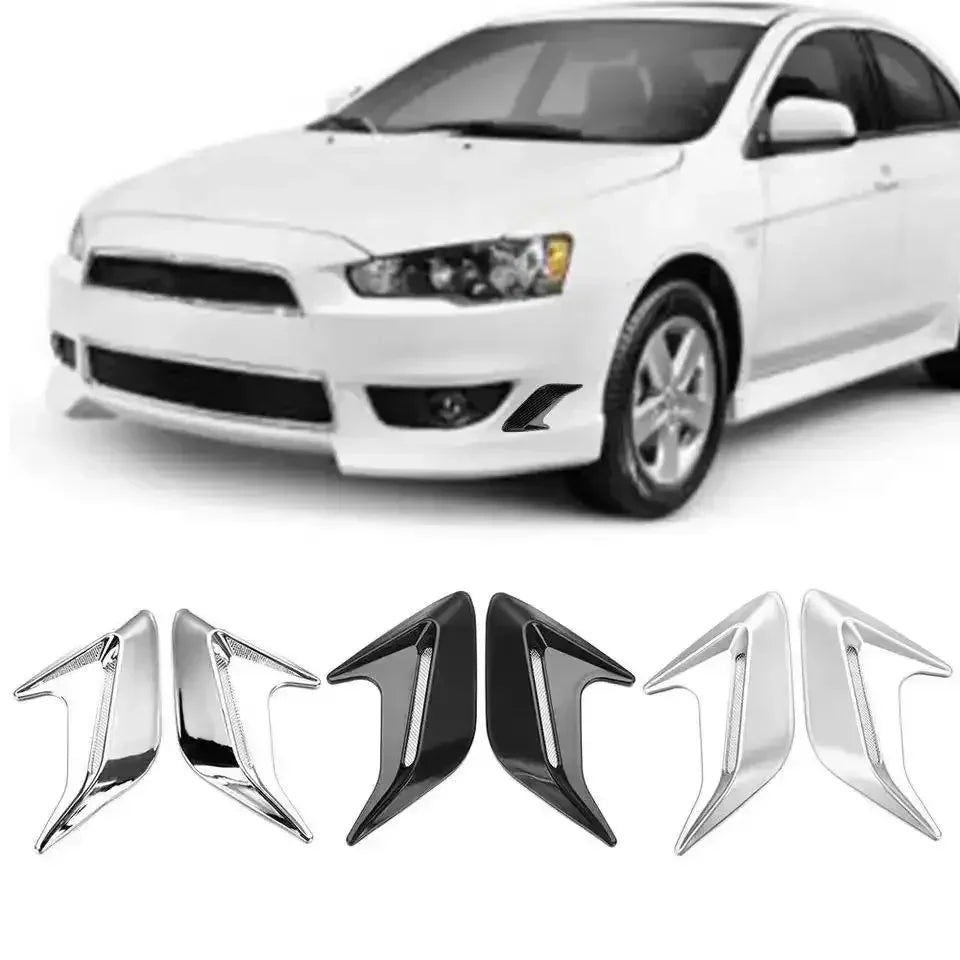 Carbon Fiber Universal Car Shark Gills Fender Side Air Flow 