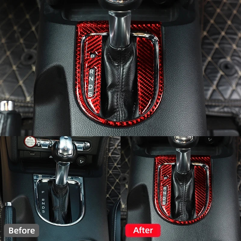For Ford Mustang GT 2015-2021 Accessories Carbon Fiber Inter
