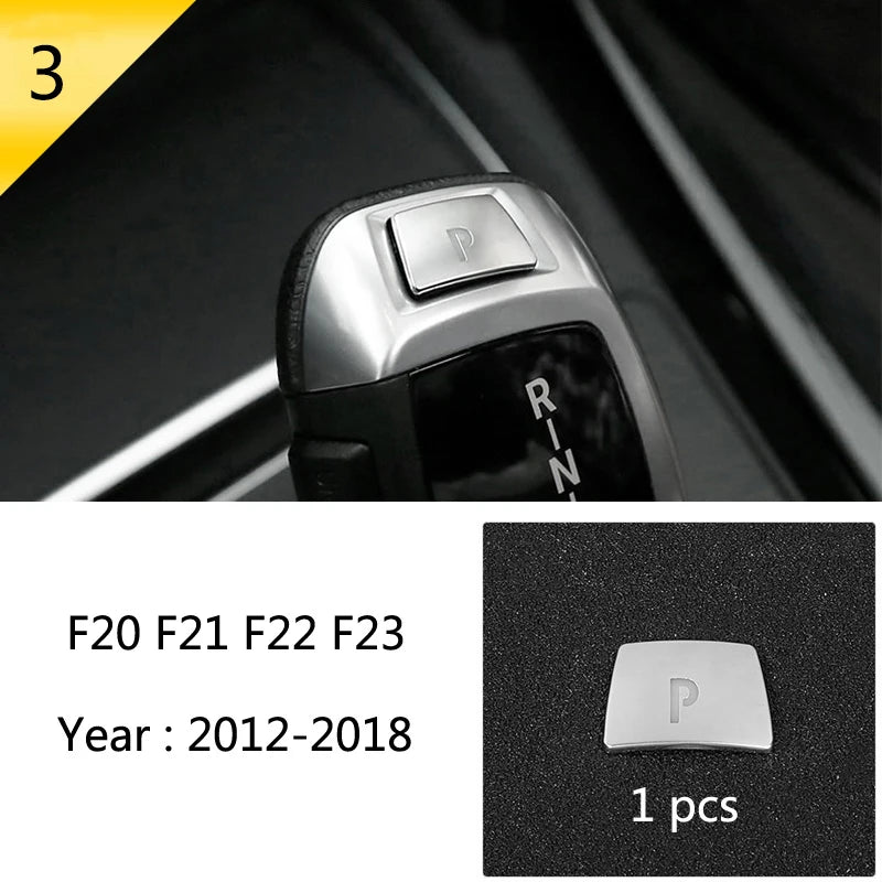 For BMW 1 2 Series F20 F21 F22 F23 Carbon Fiber Car Control CD Panel Cover Trim Air Conditioning Outlet Frame Decoration Sticker