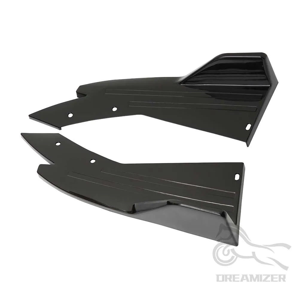 Universal Car Rear Bumper Spoiler Lip Carbon Fiber Wing Trim Protection Anti-crash Diffuser Side Skirt Wrap Angle Splitter