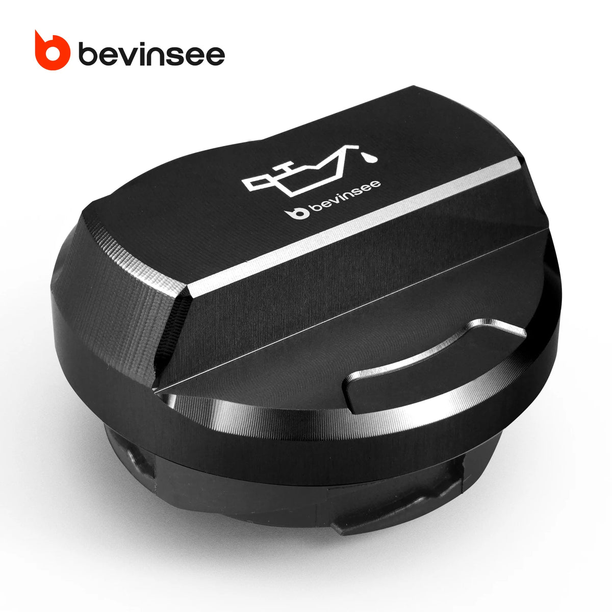 BEVINSEE Engine Oil Filler Cap for Audi A1 A3 S3 RS3 TTS TTRS Q3 for VW Golf 7 GTI/R Replace for 06K 103 485 C 06K 103 485 A
