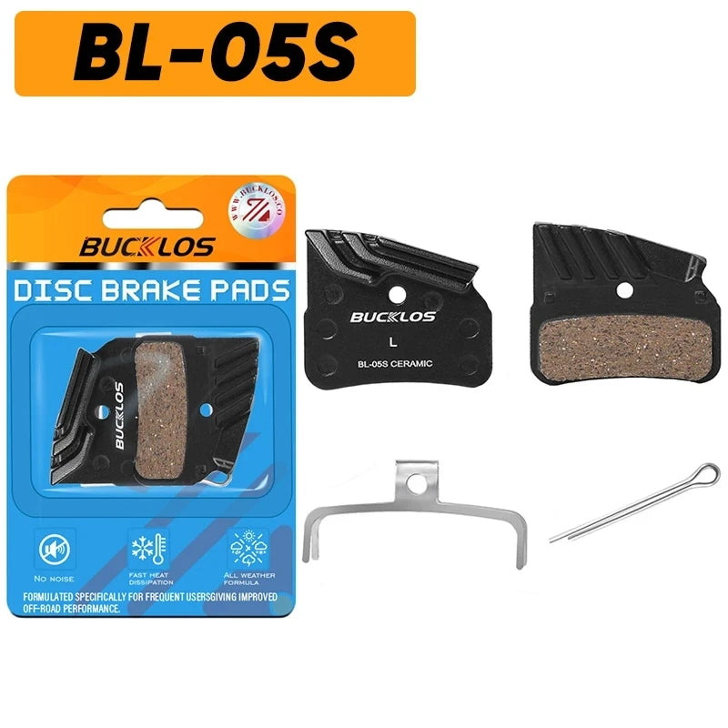BUCKLOS Ceramic Bike Brake Pads Bicycle Hydraulic Disc Brake Pad Road MTB Brakes Pads Fit Shimano for Sram Bicycle Accessories