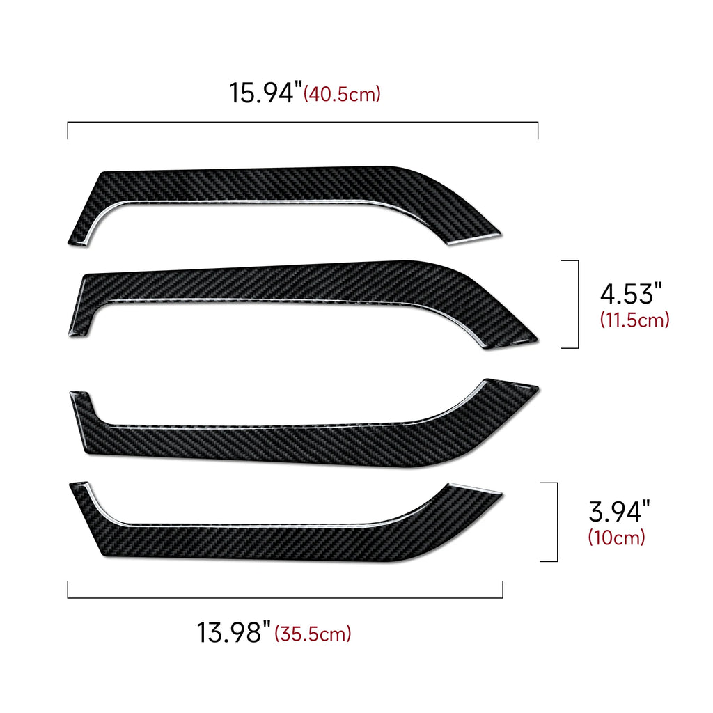 For VW Golf VII MK7 GTE GTI R Variant Car Door Armrest Decor