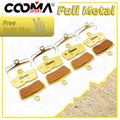 4 Pairs Full Metal Bicycle Disc Brake Pads for SRAM Code R S