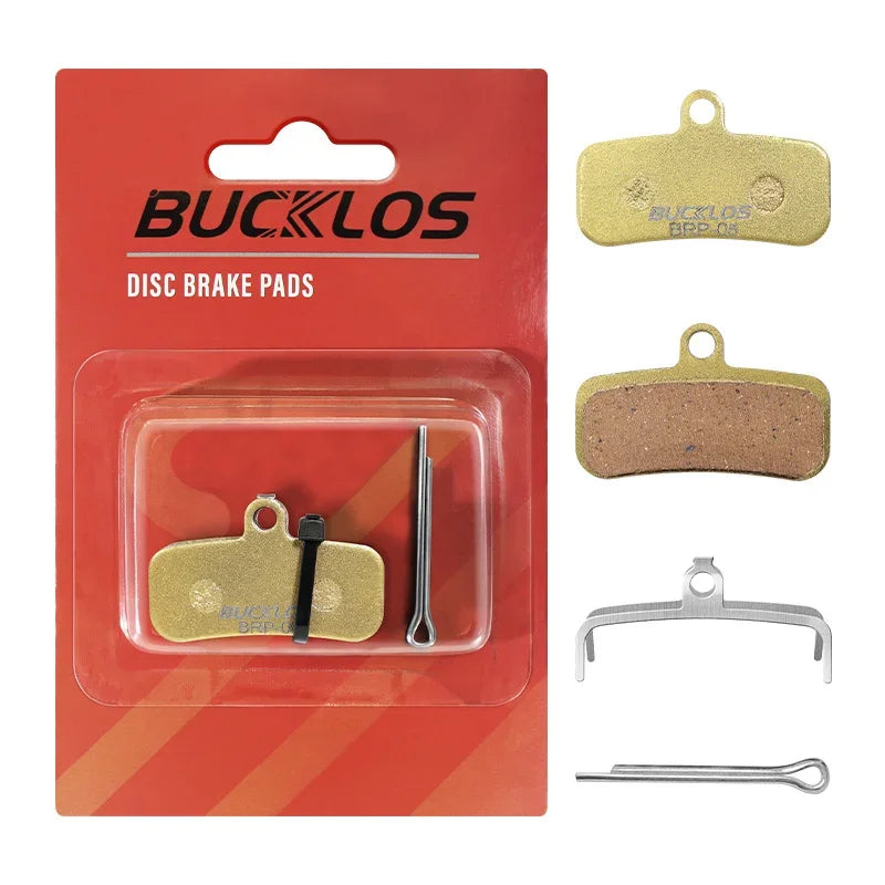 BUCKLOS Bicycle Ceramic Brake Pads for Shimano D01S D03S Disc Brake Pads MTB E-Bike 4 Piston Hydraulic Brake Pad Resin Sintered