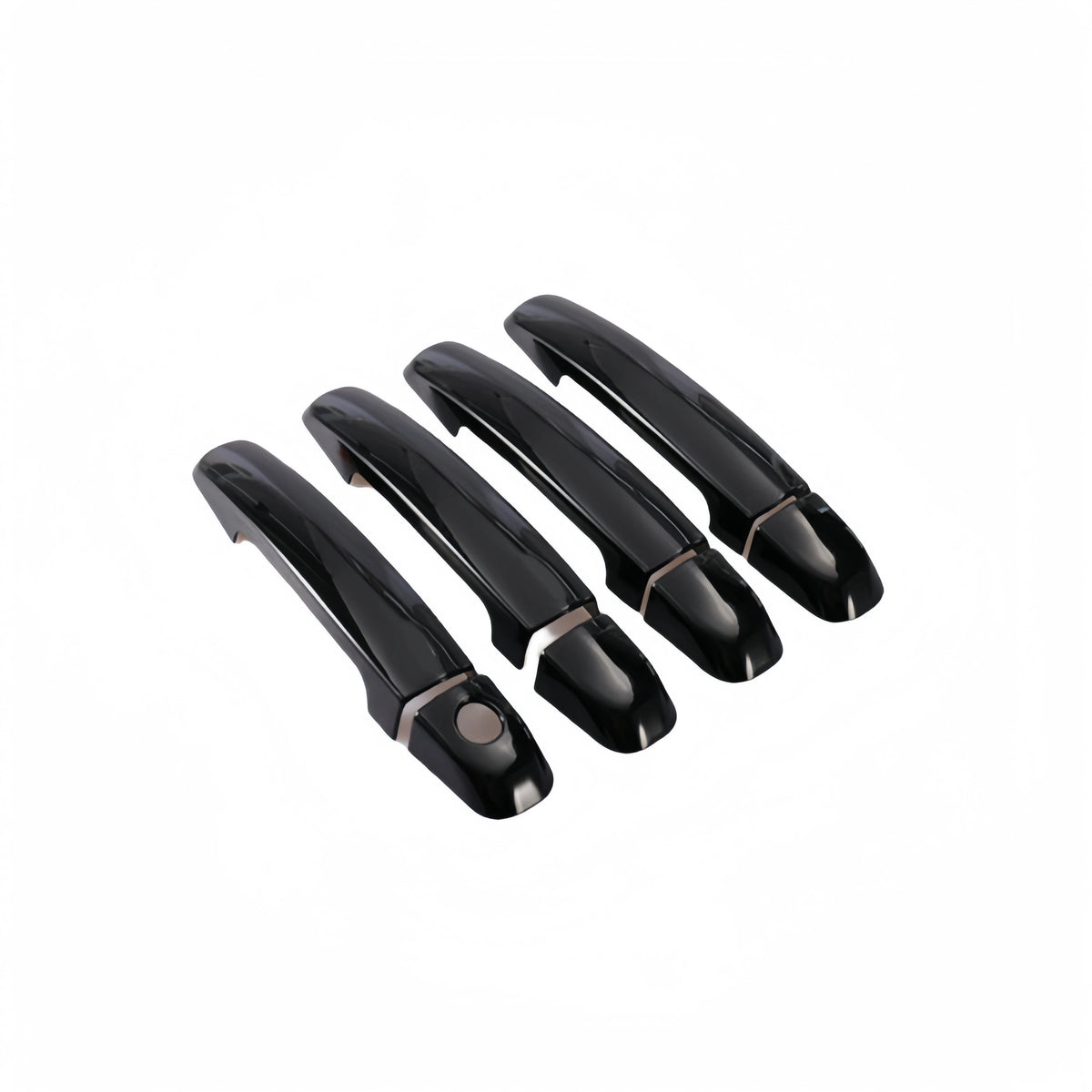 Glossy Black Carbon Fiber Car Door Handle Cover Trim Sticker