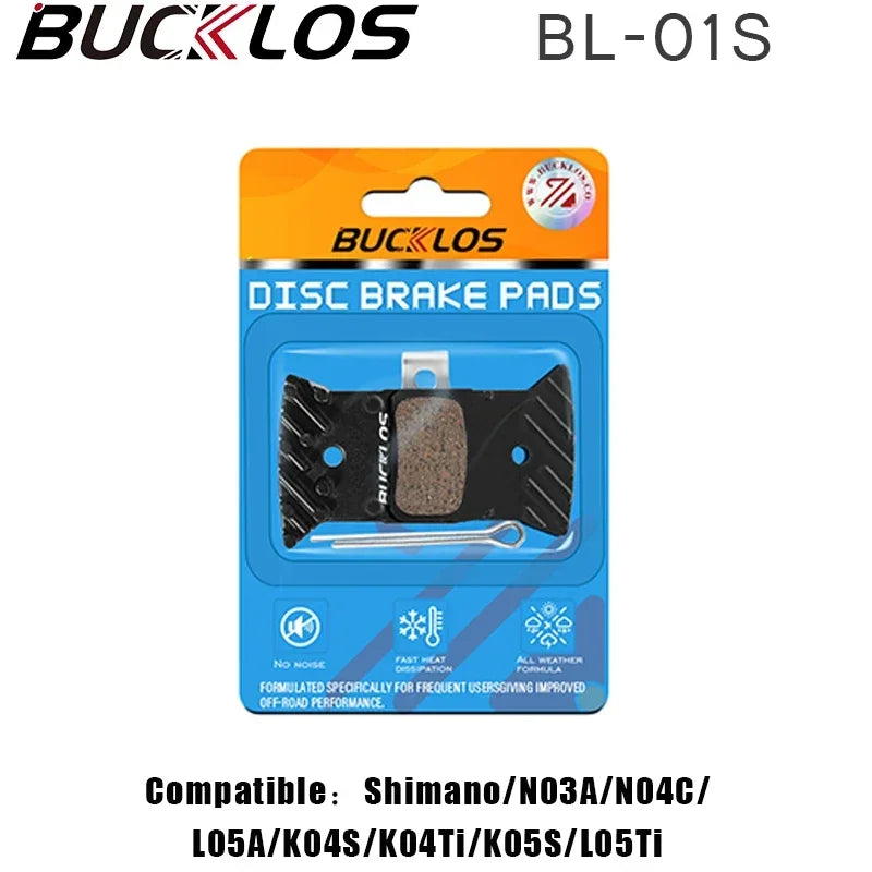 BUCKLOS Bicycle Disc Brake Pad Ceramic Bike Hydraulic Brakes Pads Road MTB Brake Pad for Shimano L05A J04C J05A H03A N03A NUTT