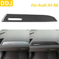 For Audi A4 B8 2009-2016 Carbon Fiber Co-pilot Dashboard Pan