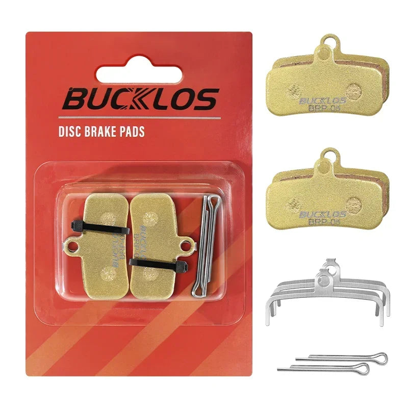 BUCKLOS Bicycle Ceramic Brake Pads for Shimano D01S D03S Disc Brake Pads MTB E-Bike 4 Piston Hydraulic Brake Pad Resin Sintered