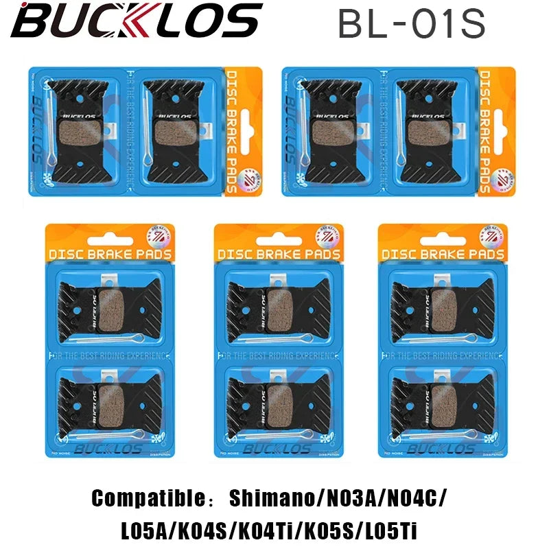 BUCKLOS Bicycle Disc Brake Pad Ceramic Bike Hydraulic Brakes Pads Road MTB Brake Pad for Shimano L05A J04C J05A H03A N03A NUTT