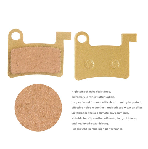 1-4 Pairs Electric Bicycle Disc Brake Pads Copper-based all-