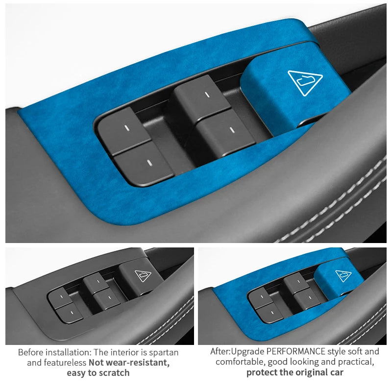 For Tesla Model 3 Highland (2024-) Made of Alcantara Window 