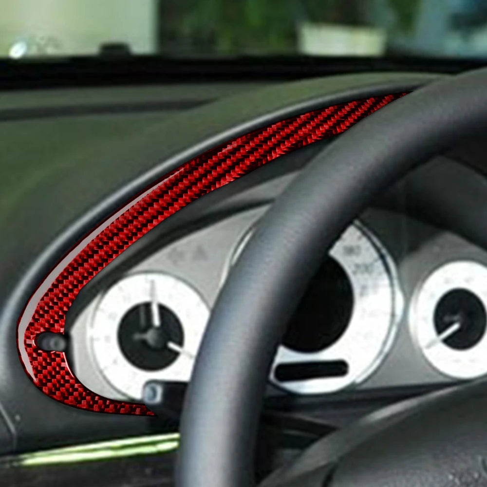 Car Interior Accessories Carbon Fiber Instrument Frame Speed