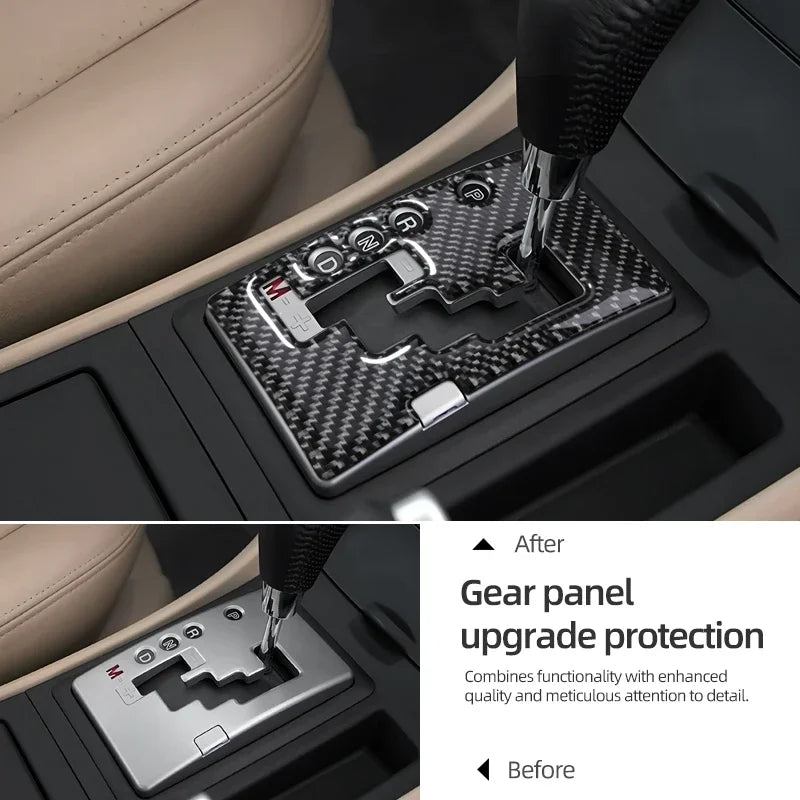 For Mazda 3 Axela 2004-2009 Carbon Fiber Center Console Gear