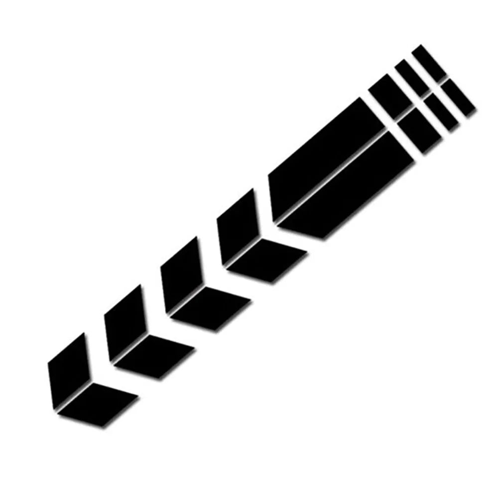 Motorcycle Arrow Stripe Stickers Fender Paste Universal Waterproof Oilproof Reflective Motorbike Tape Decal Moto Accessories