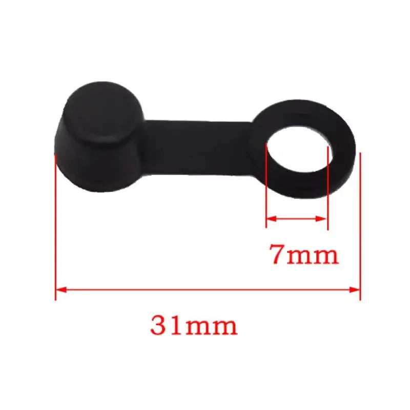 10Pcs Motorcycle Dust Cap Brake Bleed Nipple Cover Screw Cap