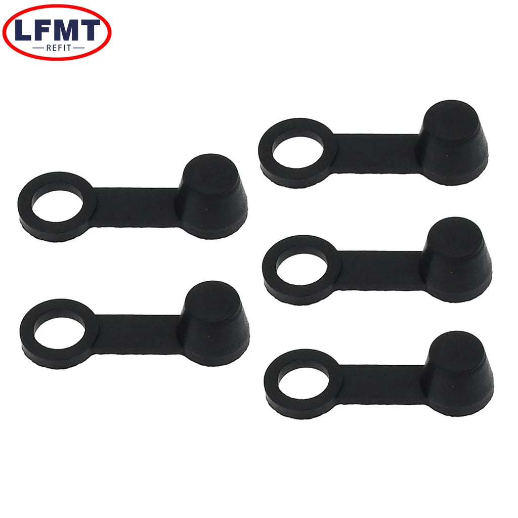 10/5 sets Motorcycle Scooter Brake Upper Lower Pump Caliper Shock Absorber Sleeve Dust Covers Disc Waterproof Rubber Caps parts