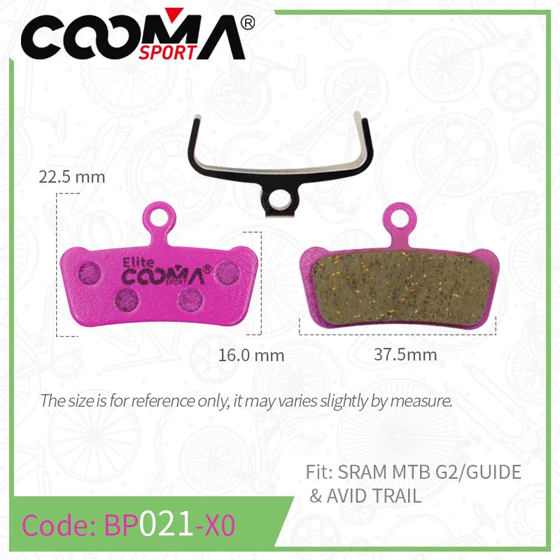 4 Pairs 8 PCS Ceramic Bicycle Brake Pads for SRAM Avid Shimano Magura Hayes Formula Hope ZOOM JAK Bike Caliper