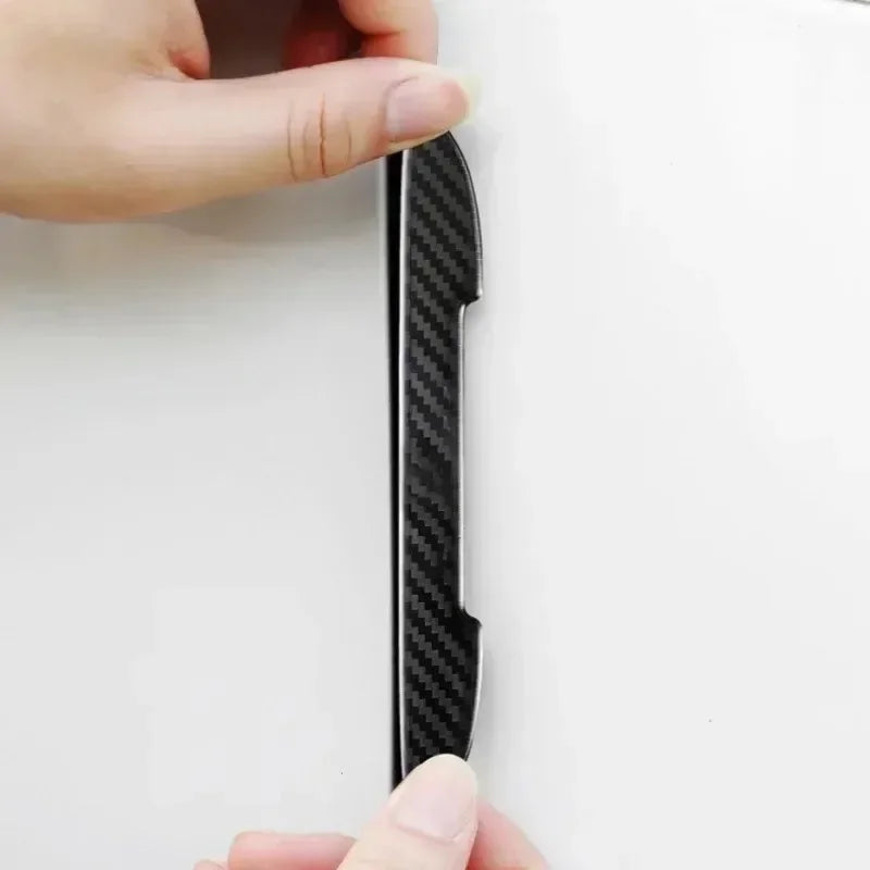 Car Door Carbon Fiber Anti-collision Protector Bar Stickers 