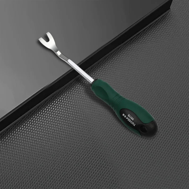 Auto Door Panel Clip Remover Tool Set Durable Steel Pry Bar 