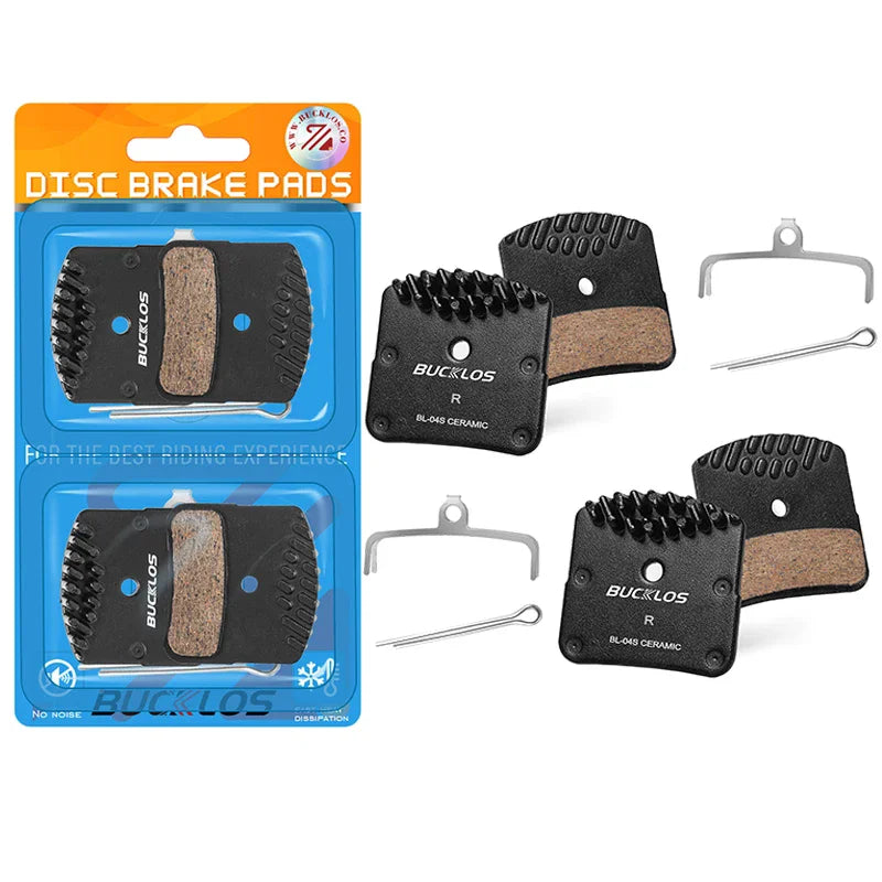 BUCKLOS Ceramic Bicycle Brake Pads MTB Bike Hydraulic Brake Pad Road Cycling Disk Brake Pad Part for Shimano H03A H03C D02S D03S