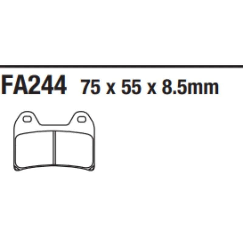 Motorcycle Ceramic Brake Pad Fit for ZONTES 350E 350D/M/S/R/
