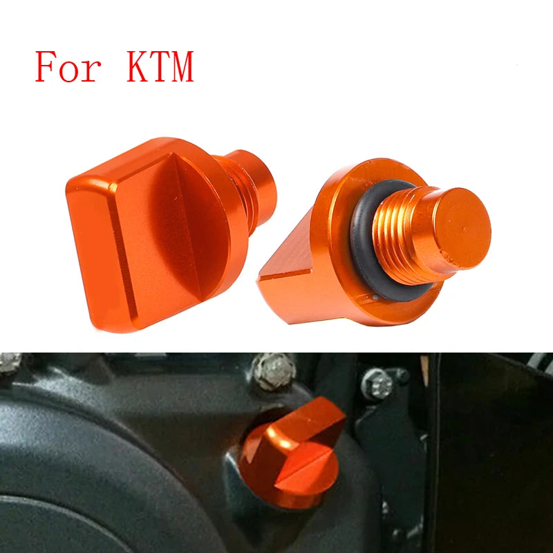 Motorcycle CNC Engine Magnetic Oil Drain Plug For DUKE 125 2