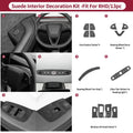 Carbon Fiber For Tesla Model 3 (2024-)/ Model Y (2025-) Car Door Switch Button Anti Scratch Trim Sticker Interior Accessories