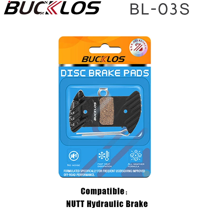 BUCKLOS Bicycle Disc Brake Pad Ceramic Bike Hydraulic Brakes Pads Road MTB Brake Pad for Shimano L05A J04C J05A H03A N03A NUTT
