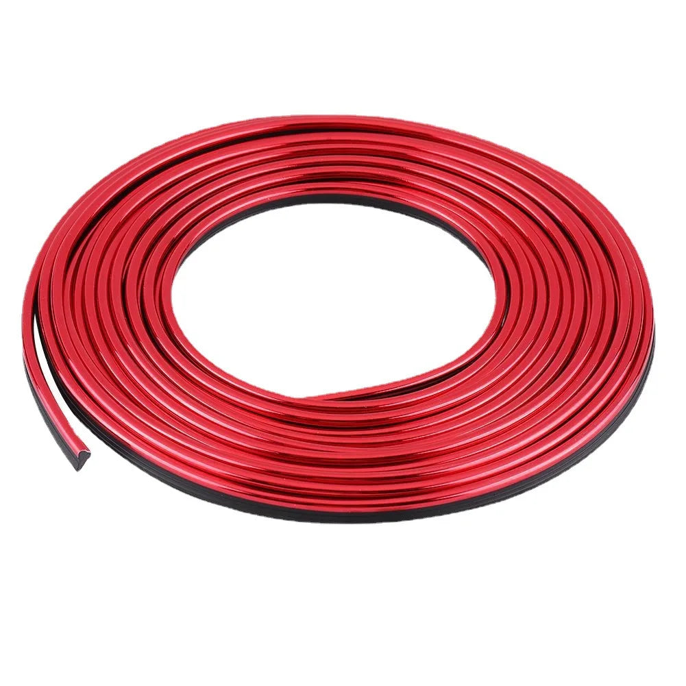 5M Universal Car Moulding Decoration Strips - Flexible Inter