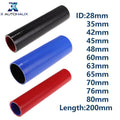 X Autohaux 28/35/42/45/48/60/65/70/76/80mm ID Car Silicone H