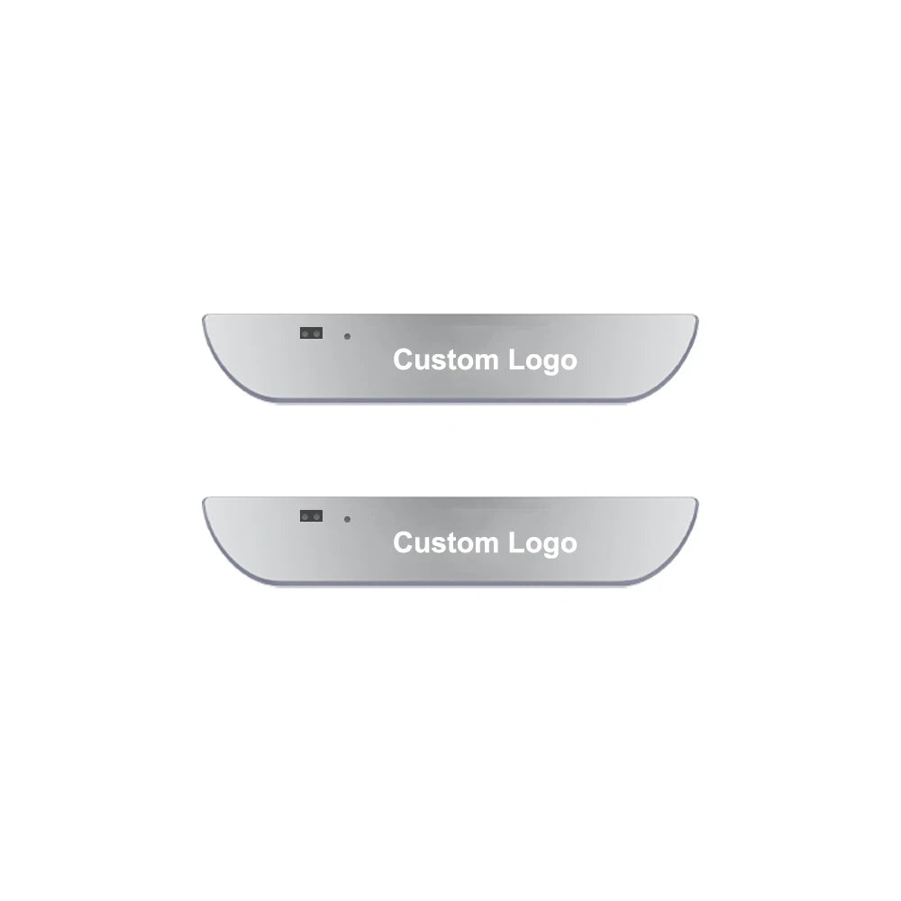 Customized Car door illuminated sill light logo Projector lamp USB Power Moving LED Welcome Pedal Car Scuff Plate Pedal light