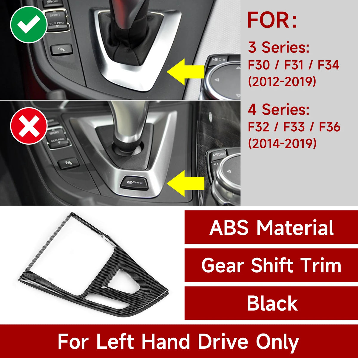 For BMW 3 4 Series F30 F31 F32 F33 F34 F36 (2012-2018) Car C