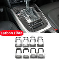For Audi A4 B8 A5 Q5 2009-2018 Interior Accessories Carbon F