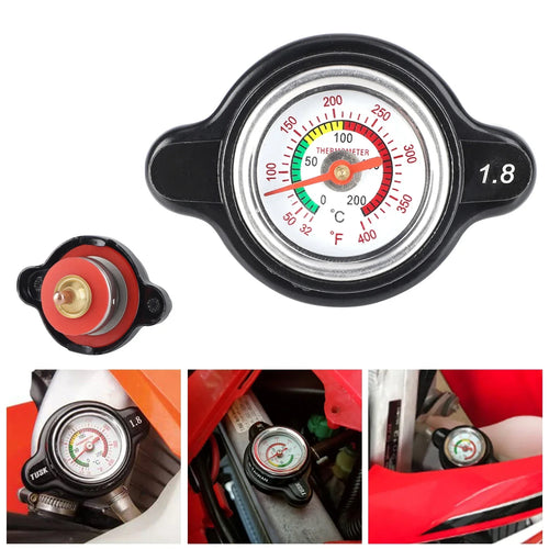 1.8 Bar High Pressure Radiator Cap 25.6Psi With Temperature 