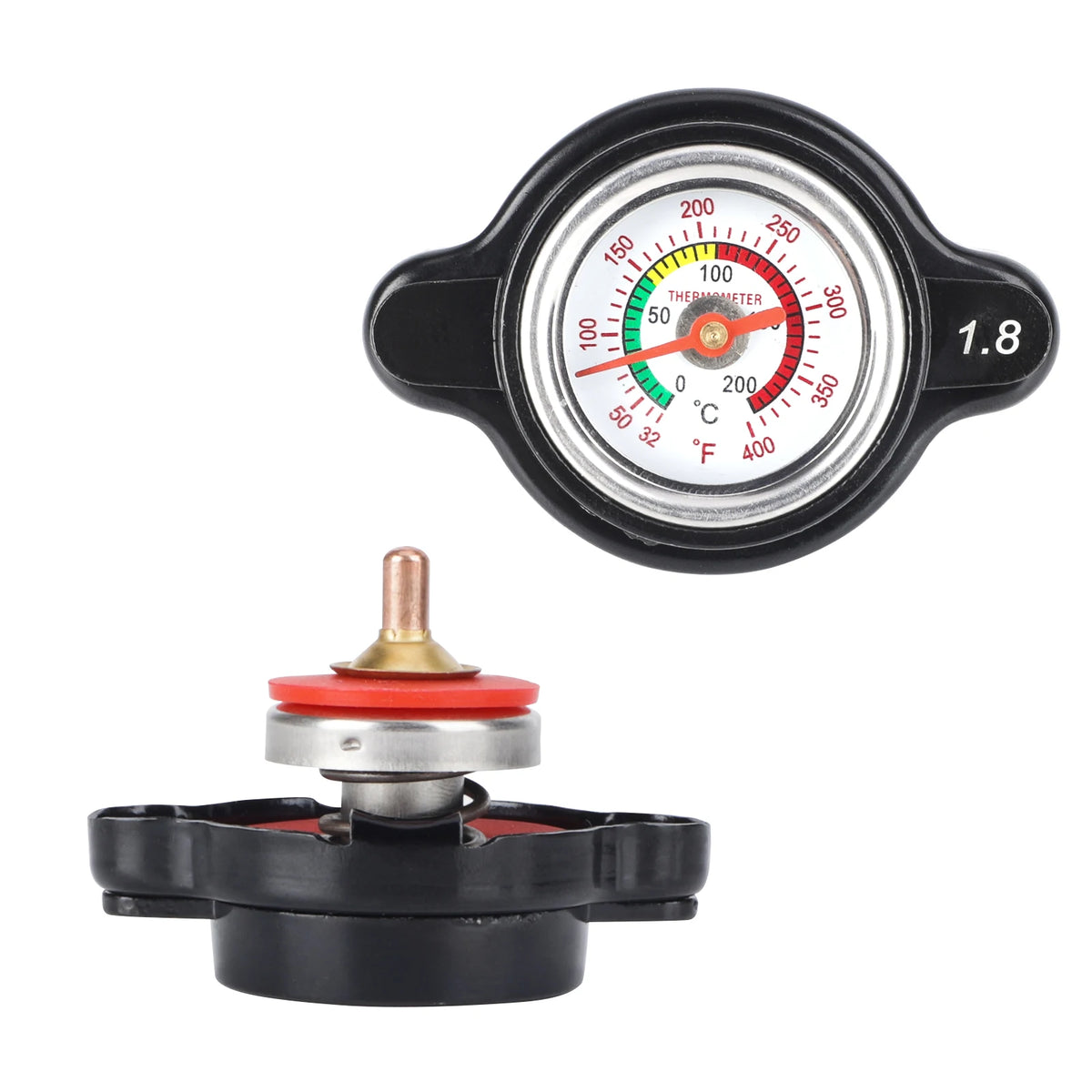 Universal Car Motorcycle Thermo Radiator Cap 0.9 1.1 1.3 1.8